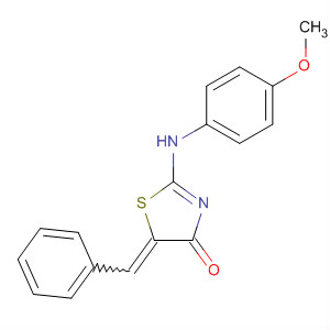 4(5H)-Thiazolone, 2-[(4-methoxyphenyl)amino]-5-(phenylmethylene)-
