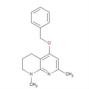 1,8-Naphthyridine, 1,2,3,4-tetrahydro-1,7-dimethyl-5-(phenylmethoxy)-