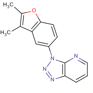 3H-1,2,3-Triazolo[4,5-b]pyridine, 3-(2,3-dimethyl-5-benzofuranyl)-