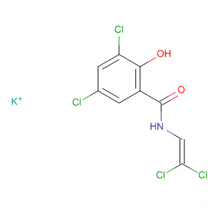 Benzamide, 3,5-dichloro-N-(2,2-dichloroethenyl)-2-hydroxy-,monopotassium salt
