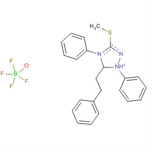 1H-1,2,4-Triazolium, 3-(methylthio)-1,4-diphenyl-5-(2-phenylethyl)-,tetrafluoroborate(1-)