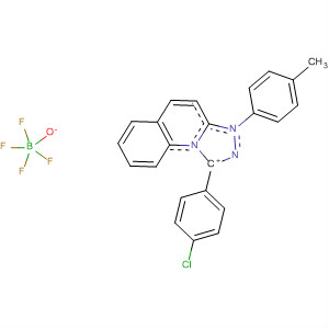 [1,2,4]Triazolo[4,3-a]quinolinium,1-(4-chlorophenyl)-3-(4-methylphenyl)-, tetrafluoroborate(1-)