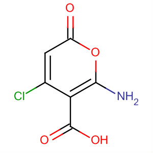 2H-Pyran-5-carboxylic acid, 6-amino-4-chloro-2-oxo-