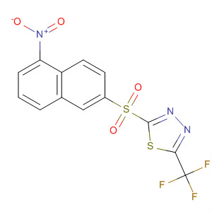 1,3,4-Thiadiazole, 2-[(5-nitro-2-naphthalenyl)sulfonyl]-5-(trifluoromethyl)-