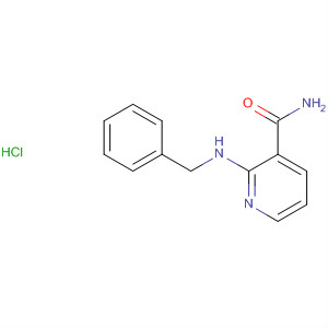 3-Pyridinecarboxamide, 2-[(phenylmethyl)amino]-, monohydrochloride