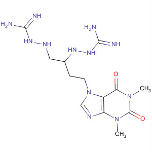 Hydrazinecarboximidamide,2,2'-[1-[2-(1,2,3,6-tetrahydro-1,3-dimethyl-2,6-dioxo-7H-purin-7-yl)ethyl]-1,2-ethanediylidene]bis-