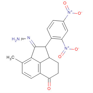 5(1H)-Acenaphthylenone, 2,2a,3,4-tetrahydro-8-methyl-,(2,4-dinitrophenyl)hydrazone