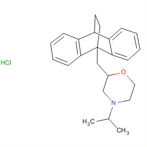 Morpholine,2-(9,10-ethanoanthracen-9(10H)-ylmethyl)-4-(1-methylethyl)-,hydrochloride