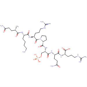 L-Arginine,L-glutaminyl-L-lysyl-L-arginyl-L-prolyl-O-phosphono-L-seryl-L-glutaminyl-