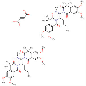 1,3(2H,4H)-Isoquinolinedione,2,2'-[(methylimino)di-3,1-propanediyl]bis[6,7-dimethoxy-4,4-dimethyl-,(2E)-2-butenedioate (2:1)