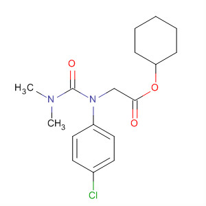 Glycine, N-(4-chlorophenyl)-N-[(dimethylamino)carbonyl]-, cyclohexylester