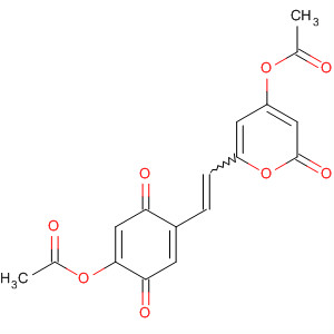 2,5-Cyclohexadiene-1,4-dione,2-(acetyloxy)-5-[2-[4-(acetyloxy)-2-oxo-2H-pyran-6-yl]ethenyl]-, (E)-