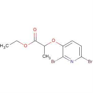 Propanoic acid, 2-[(2,6-dibromo-3-pyridinyl)oxy]-, ethyl ester