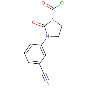 1-Imidazolidinecarbonyl chloride, 3-(3-cyanophenyl)-2-oxo-