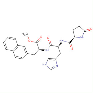 L-Alanine, 3-(2-naphthalenyl)-N-[N-(5-oxo-L-prolyl)-L-histidyl]-, methylester