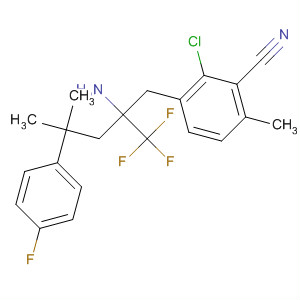 Benzonitrile,4-[2-amino-4-(4-fluorophenyl)-4-methyl-2-(trifluoromethyl)pentyl]-3-chloro-