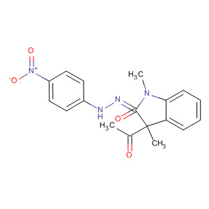 1H-Indole-3-acetaldehyde, 2,3-dihydro-1,3-dimethyl-2-oxo-,a-[(4-nitrophenyl)hydrazone]