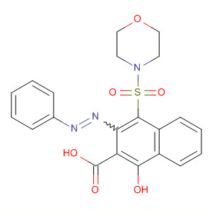 2-Naphthalenecarboxylic acid,1-hydroxy-4-(4-morpholinylsulfonyl)-3-(phenylazo)-