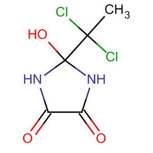 4,5-Imidazolidinedione, 2-(1,1-dichloroethyl)-2-hydroxy-
