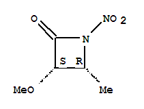 2-Azetidinone,3-methoxy-4-methyl-1-nitro-, (3R,4S)-rel-