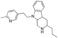 1,2,3,4,4a,9a-Hexahydro-9-[2-(2-methyl-5-pyridyl)ethyl]-3-propyl-9H-pyrido[3,4-b]indole