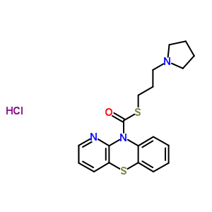 S-(3-pyrrolidin-1-ylpropyl) 10H-pyrido[3,2-b][1,4]benzothiazine-10-carbothioate hydrochloride
