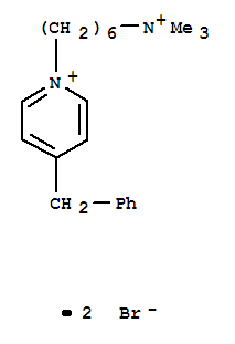 4-benzyl-1-[6-(trimethylammonio)hexyl]pyridinium dibromide