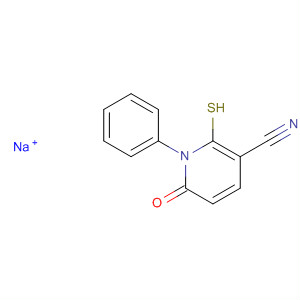 3-Pyridinecarbonitrile, 1,6-dihydro-2-mercapto-6-oxo-1-phenyl-, sodiumsalt