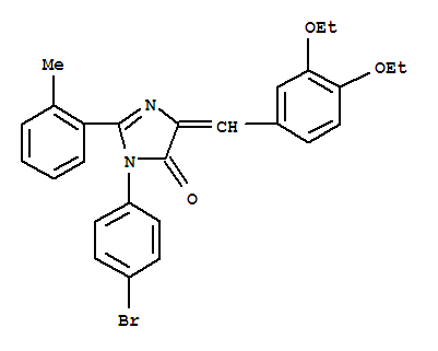 4H-Imidazol-4-one,  3-(4-bromophenyl)-5-[(3,4-diethoxyphenyl)methylene]-3,5-dihydro-2-(2-methylphenyl)-