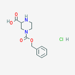 4-((Benzyloxy)carbonyl)piperazine-2-carboxylic acid hydrochloride