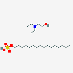 1-HEXADECANOL,HYDROGEN SULFATE,COMPD. WITH 2-(DIETHYLAMINO)ETHANOL (1:1)