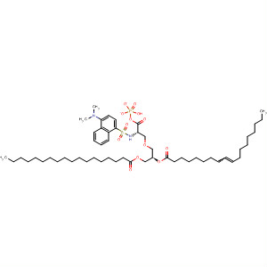 L-Serine, N-[[4-(dimethylamino)-1-naphthalenyl]sulfonyl]-,2-[(1-oxo-9-octadecenyl)oxy]-3-[(1-oxooctadecyl)oxy]propyl hydrogenphosphate (ester), (R)-