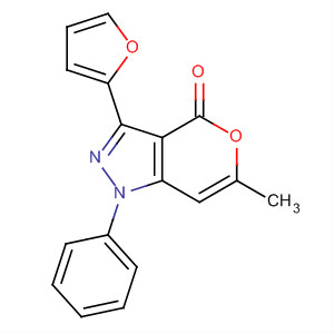 Pyrano[4,3-c]pyrazol-4(1H)-one, 3-(2-furanyl)-6-methyl-1-phenyl-