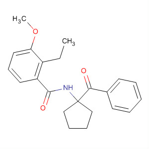 Benzamide, N-(1-benzoylcyclopentyl)-2-ethyl-3-methoxy-