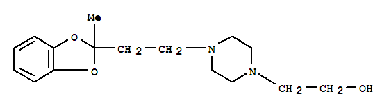 2-{4-[2-(2-methyl-1,3-benzodioxol-2-yl)ethyl]piperazin-1-yl}ethanol