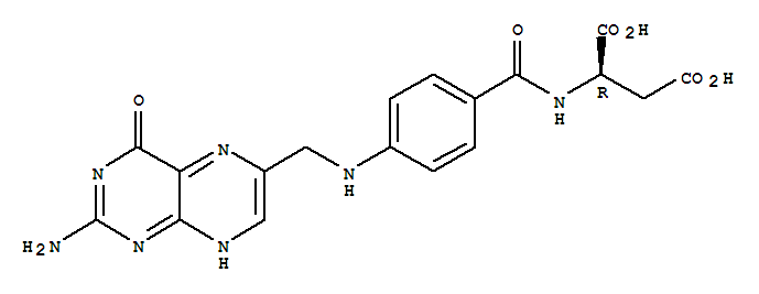N-[(4-{[(2-amino-4-oxo-1,4-dihydropteridin-6-yl)methyl]amino}phenyl)carbonyl]-D-aspartic acid