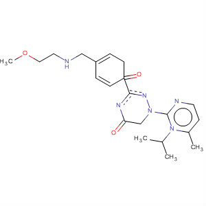 Pyrimido[5,4-e]-1,2,4-triazine-5,7(1H,6H)-dione,3-[4-[[(2-methoxyethyl)amino]methyl]phenyl]-6-methyl-1-(1-methylethyl)-