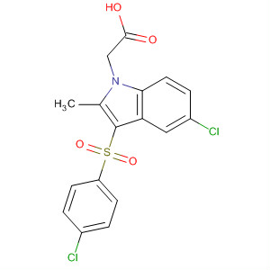 1H-Indole-1-acetic acid, 5-chloro-3-[(4-chlorophenyl)sulfonyl]-2-methyl-