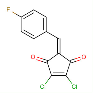4-Cyclopentene-1,3-dione, 4,5-dichloro-2-[(4-fluorophenyl)methylene]-
