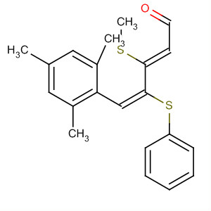 2,4-Pentadienal, 3-(methylthio)-4-(phenylthio)-5-(2,4,6-trimethylphenyl)-,(2Z,4E)-