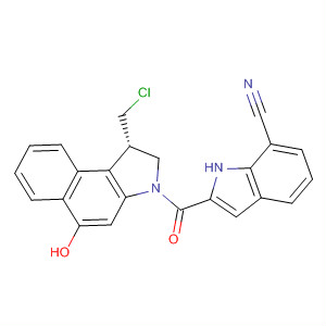 1H-Benz[e]indol-5-ol,1-(chloromethyl)-3-[(7-cyano-1H-indol-2-yl)carbonyl]-2,3-dihydro-, (1S)-