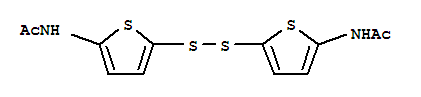 N,N'-(disulfanediyldithiene-5,2-diyl)diacetamide