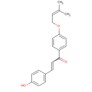 2-Propen-1-one,3-(4-hydroxyphenyl)-1-[4-[(3-methyl-2-butenyl)oxy]phenyl]-