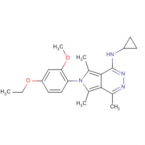 6H-Pyrrolo[3,4-d]pyridazin-1-amine,N-cyclopropyl-6-(4-ethoxy-2-methoxyphenyl)-4,5,7-trimethyl-