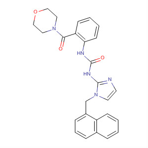 Morpholine,4-[2-[[[[1-(1-naphthalenylmethyl)-1H-imidazol-2-yl]amino]carbonyl]amino]benzoyl]-