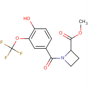 2-Azetidinecarboxylic acid, 1-[4-hydroxy-3-(trifluoromethoxy)benzoyl]-,methyl ester, (2R)-