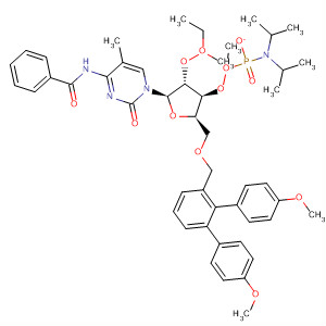 Cytidine,N-benzoyl-5'-O-[bis(4-methoxyphenyl)phenylmethyl]-2'-O-(2-methoxyethyl)-5-methyl-, 3'-[methyl bis(1-methylethyl)phosphoramidite]