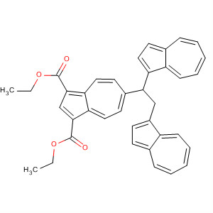 1,3-Azulenedicarboxylic acid, 6-(di-1-azulenylmethyl)-, diethyl ester