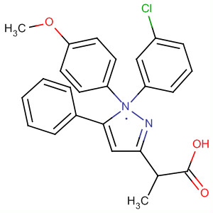 1H-Pyrazole-3-propanoic acid,a-(3-chlorophenyl)-1-(4-methoxyphenyl)-5-phenyl-