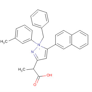 1H-Pyrazole-3-propanoic acid,a-(3-methylphenyl)-5-(2-naphthalenyl)-1-(phenylmethyl)-